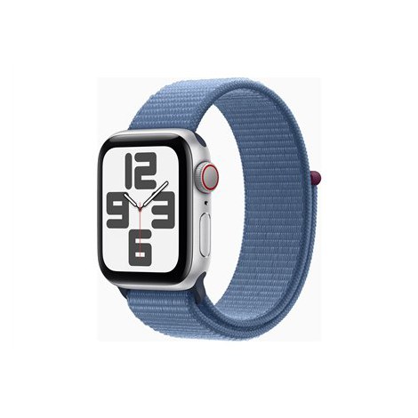 Apple SE (GPS + Cellular) Inteligentny zegarek 4G Aluminium Zimowy niebieski 40 mm Apple Pay Odbiornik GPS/GLONASS/Galileo/QZSS